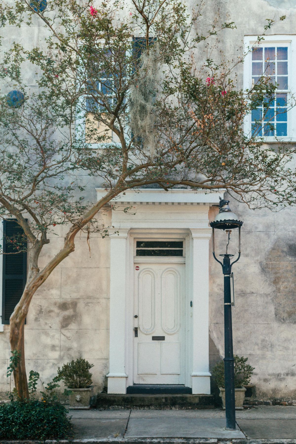 Historic cobblestone street